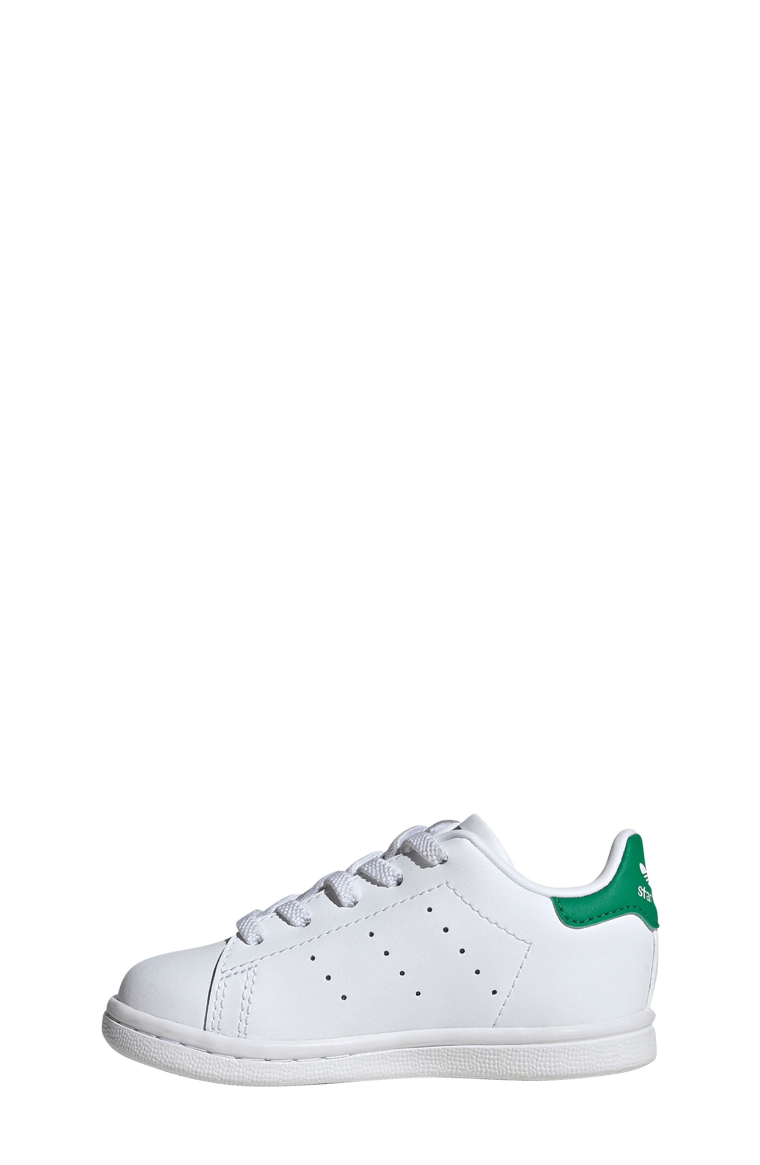 Kids' Stan Smith Sneaker, Alternate, color, FOOTWEAR WHITE/ GREEN