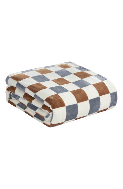 Plush Fleece Throw Blanket