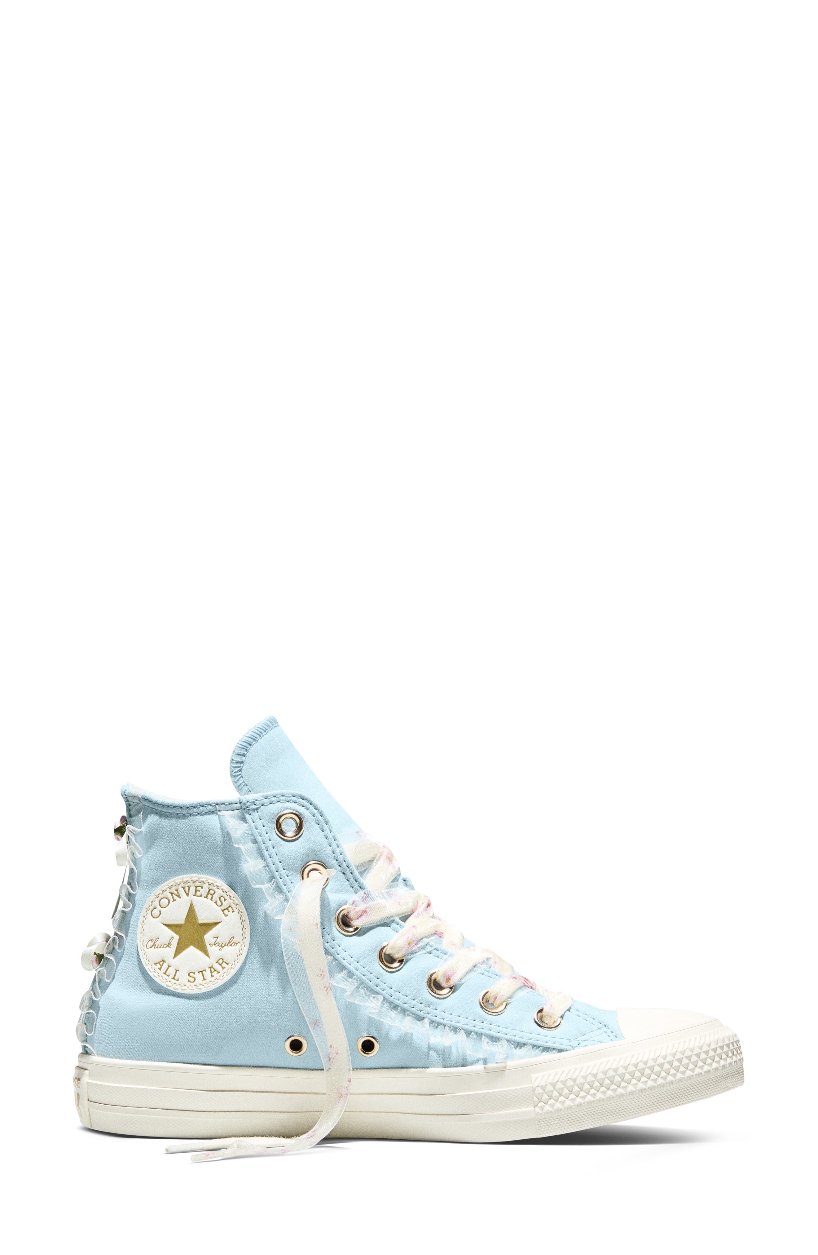 Chuck Taylor® All Star® 70 High Top Sneaker, Alternate, color, CLEAR SKIES/EGRET/ROSE
