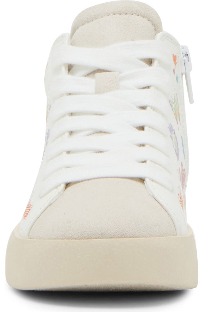 Steve Madden Kids' Doodle Sneaker, Alternate, color, White