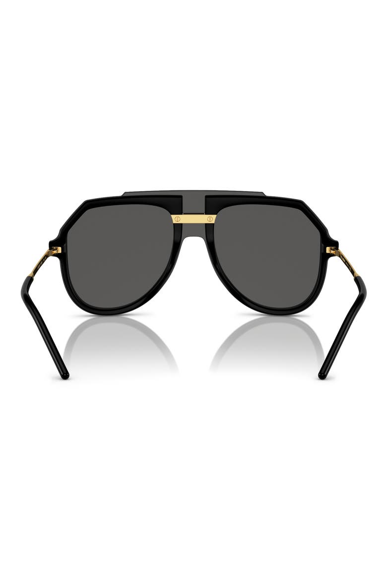 50mm Pilot Sunglasses, Alternate, color, BLACK