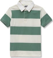 Lands' End Boys Short Sleeve Rugby Polo