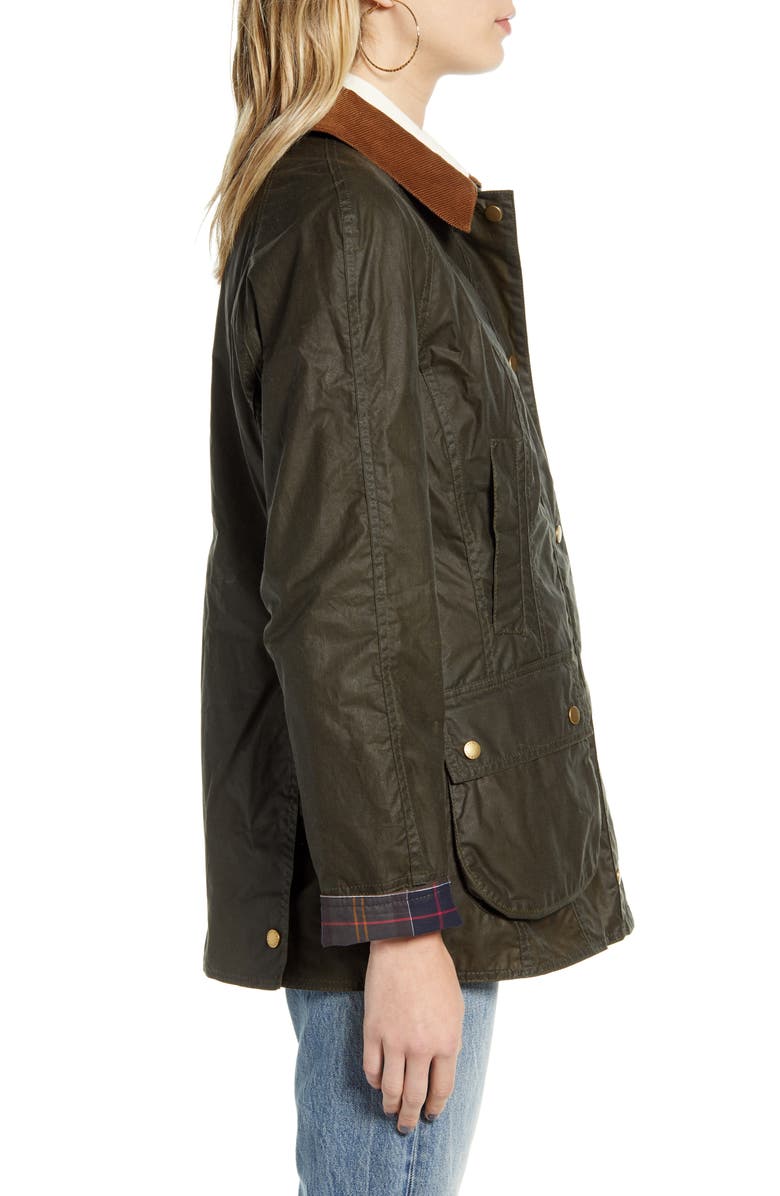 Barbour Beadnell Lightweight Waxed Cotton Jacket, Alternate, color, 