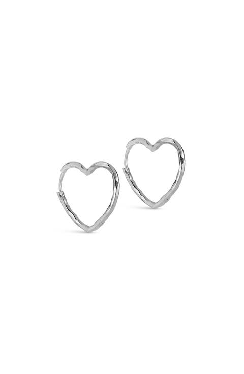 Organic Heart Medium Hoops