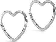 ENAMEL Copenhagen Organic Heart Medium Hoops