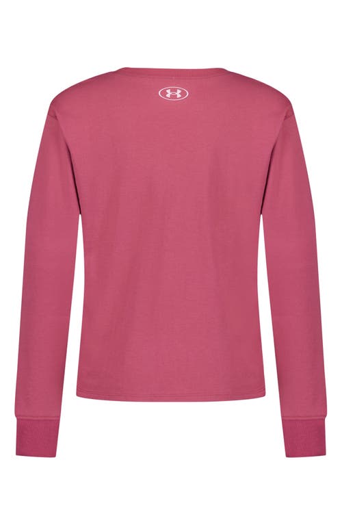 Under Armour Kids' Long Sleeve Forest Moon T-shirt In Pink