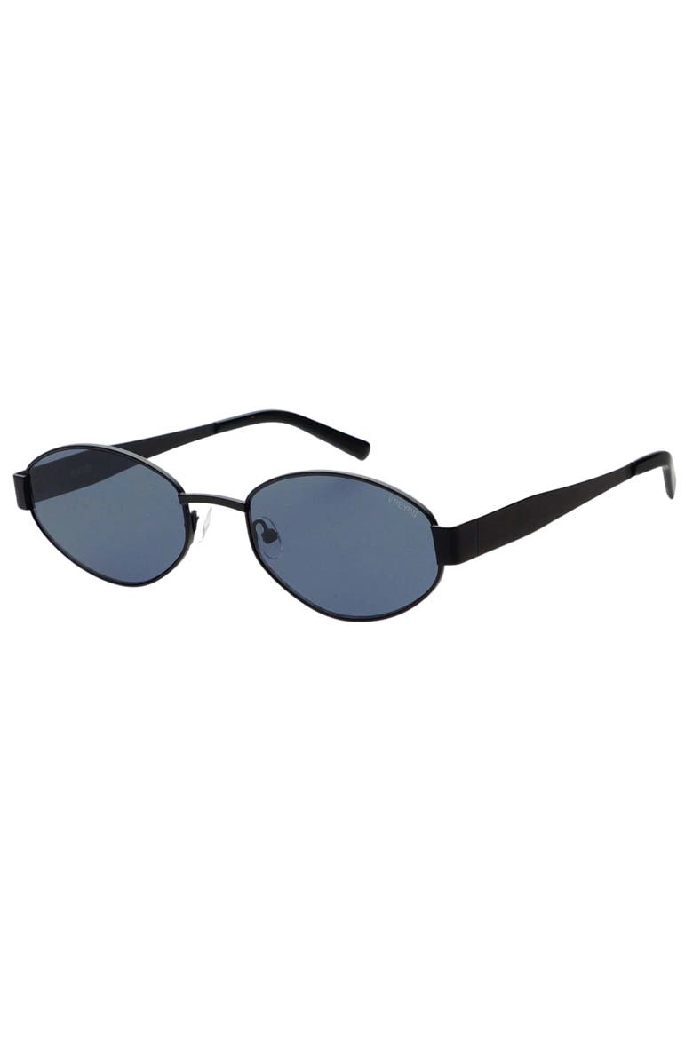 FREYRS Eyewear Soho Oval Sunglasses, Alternate, color, Black
