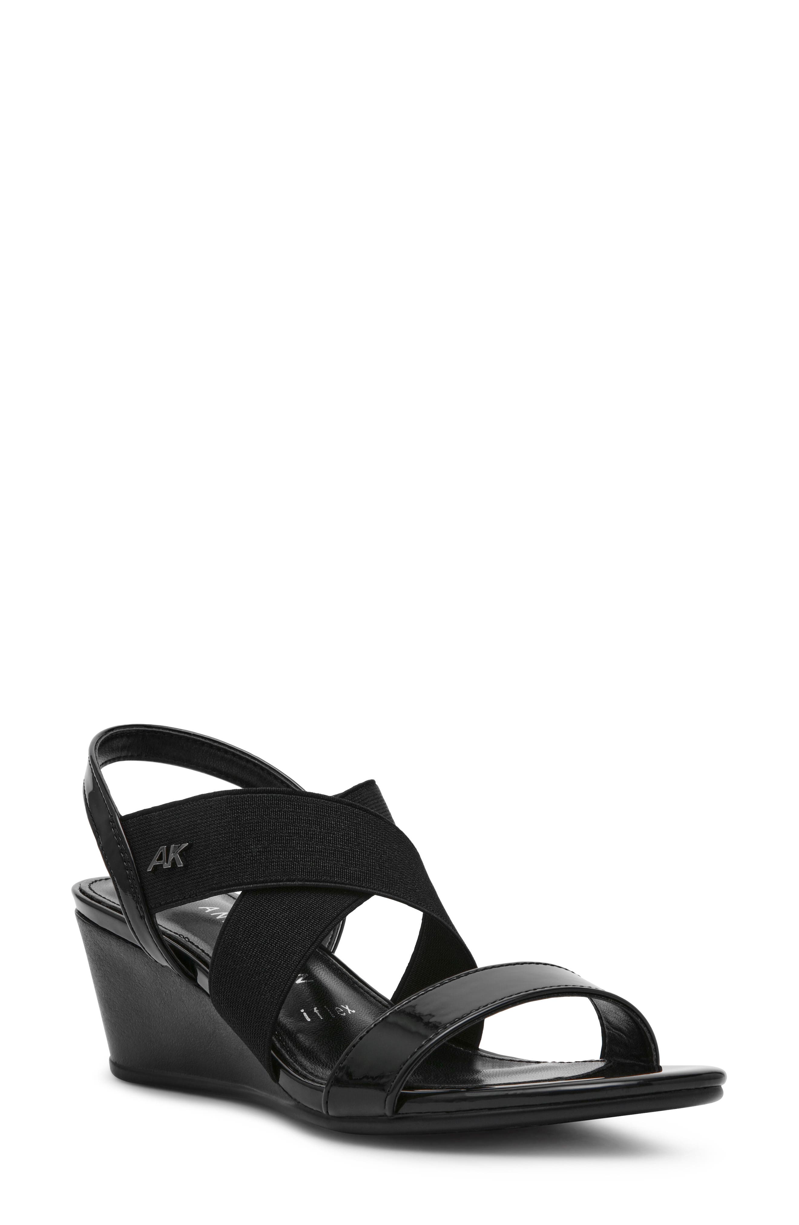 Anne Klein Bellamy Wedge Sandal, Main, color, 