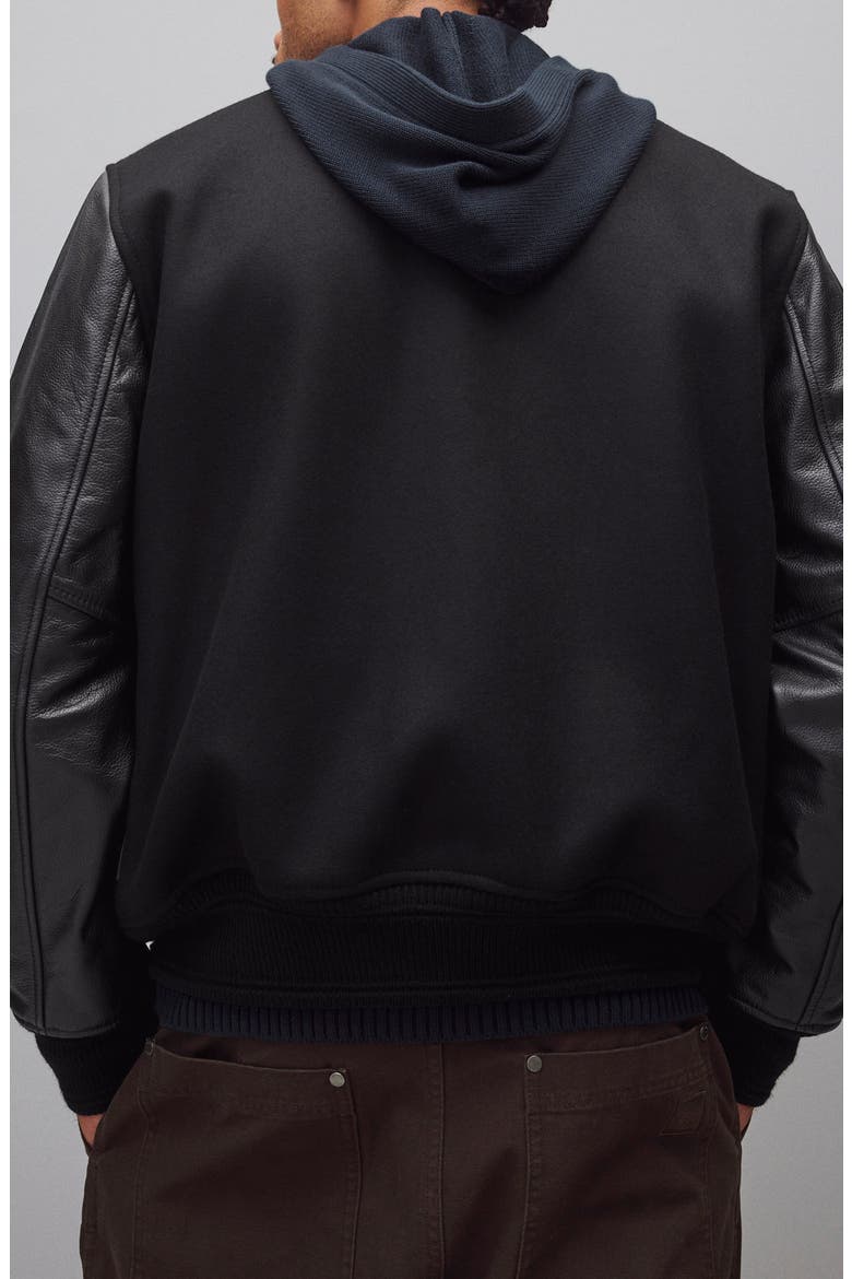 Wool & Cashmere Award Jacket, Alternate, color, BLACK