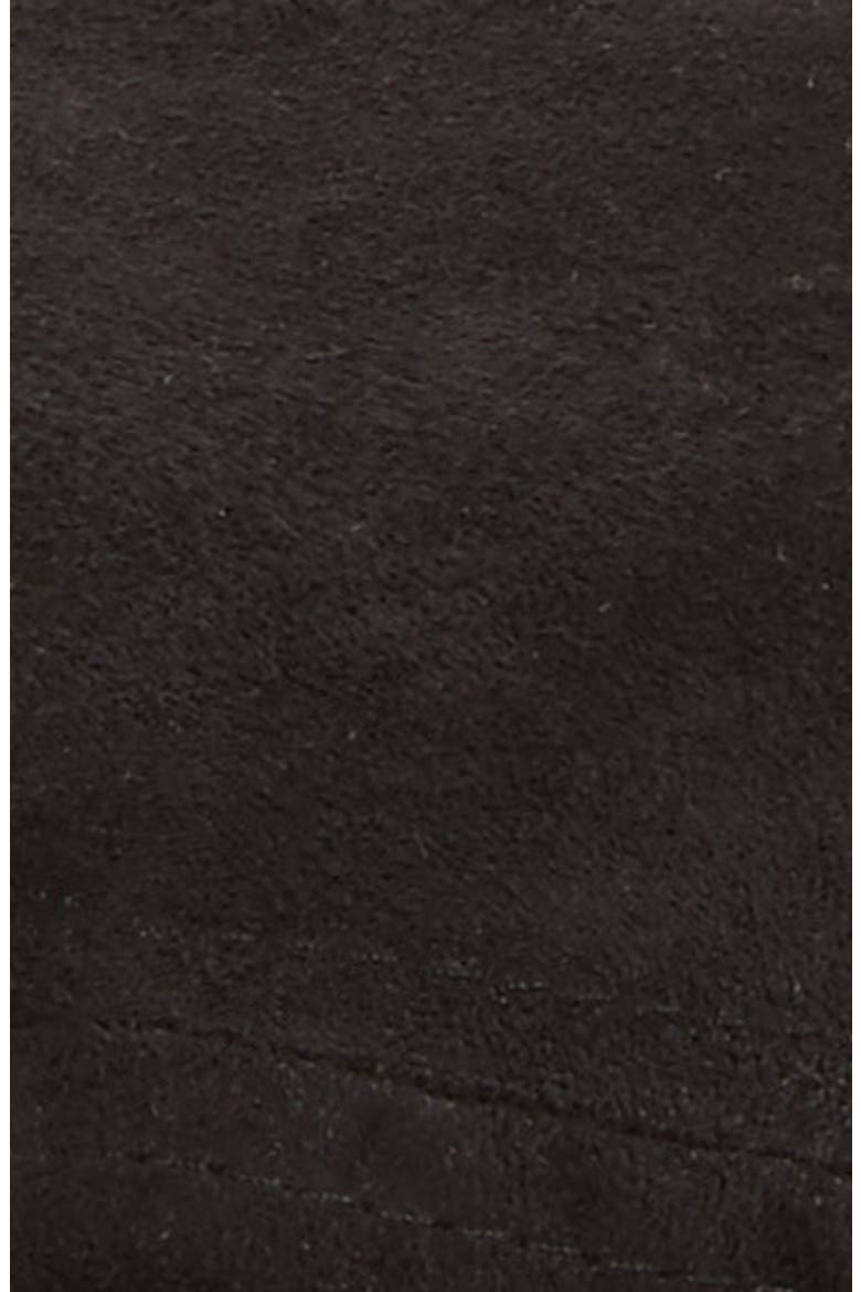 Fiddler Faux Suede Cap, Alternate, color, BLACK SUEDE