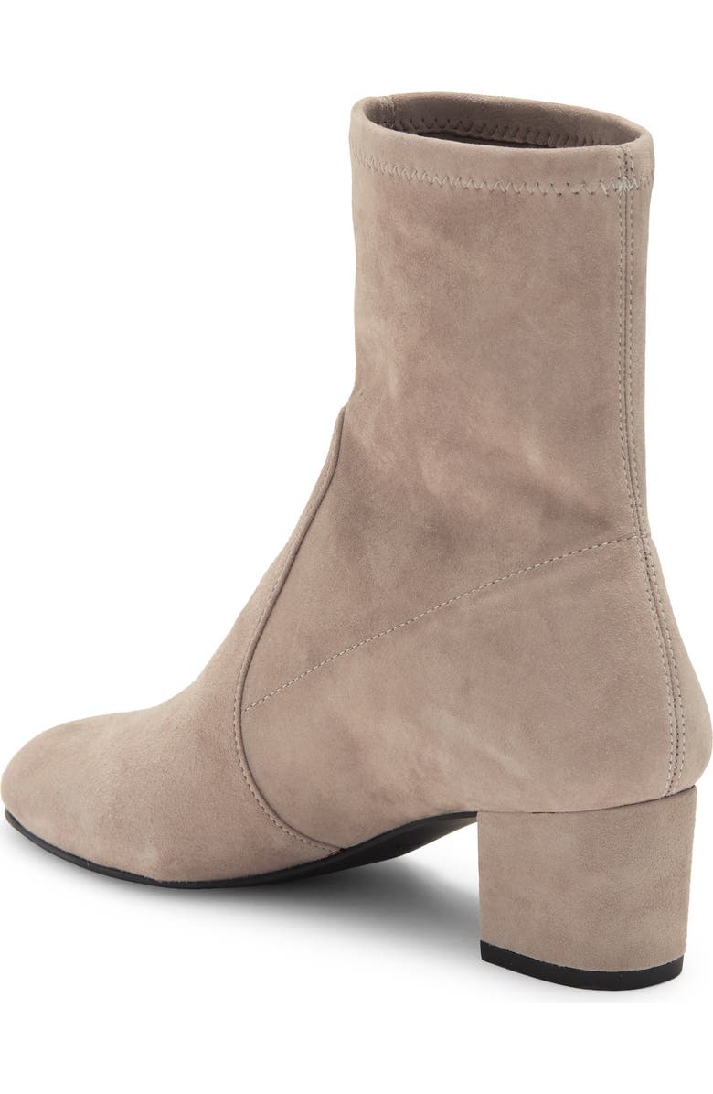 Stuart Weitzman Sofia Stretch Bootie, Alternate, color, Topo Suede