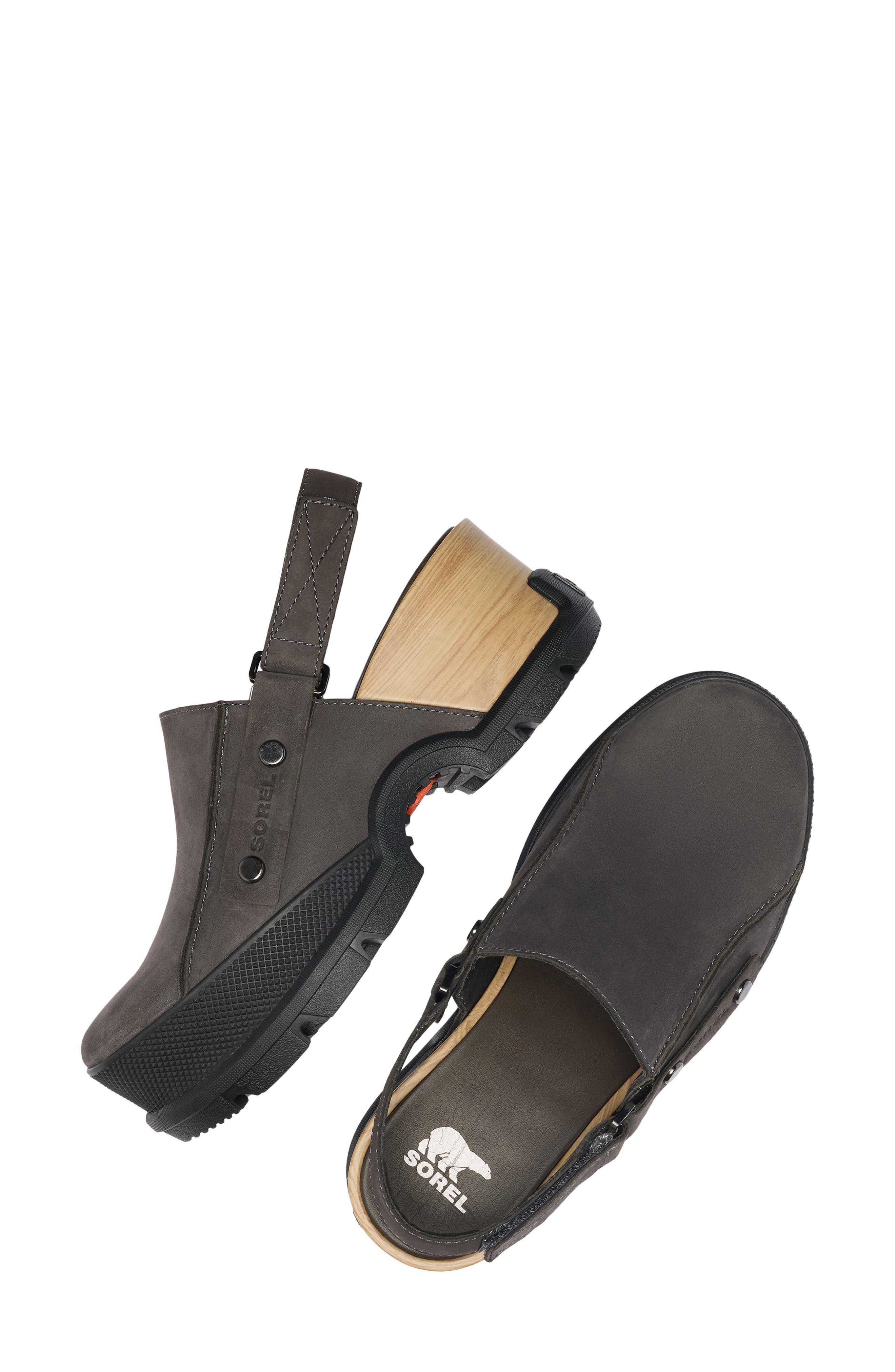 ROAM'N RBR Clog, Alternate, color, JET/ BLACK
