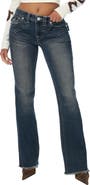 True Religion Western Becca Mid Rise Bootcut Jeans