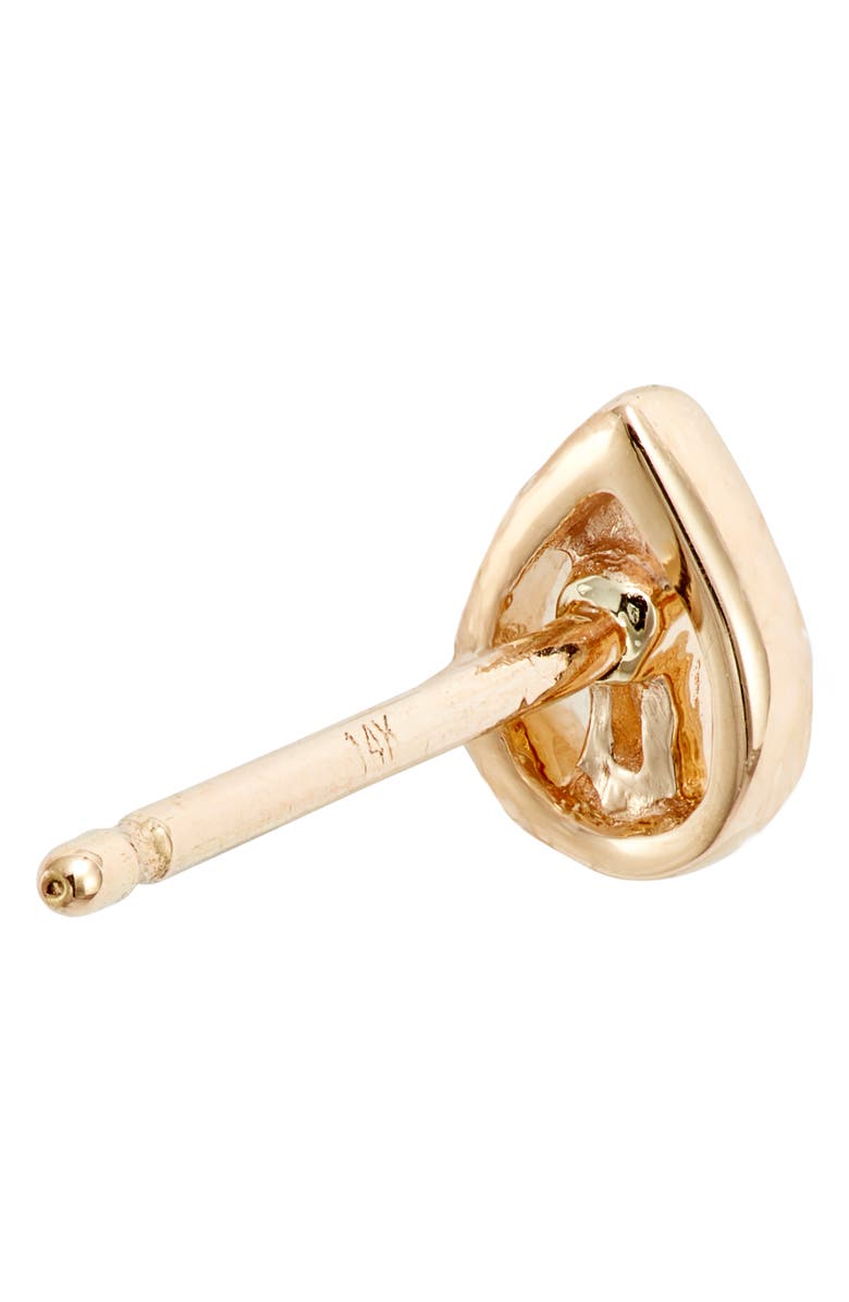 Dana Rebecca Designs Brielle Rose Pear Diamond Stud Earrings, Alternate, color, 