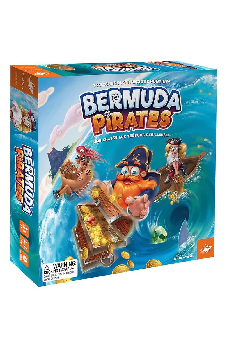 FoxMind Bermuda Pirates Magnetic Board Game For Kids, Main, color, Multicolored
