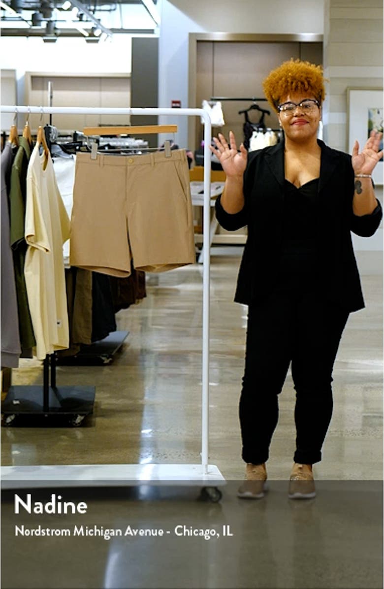 Helmsman Flat Front Performance Golf Shorts, sales video thumbnail