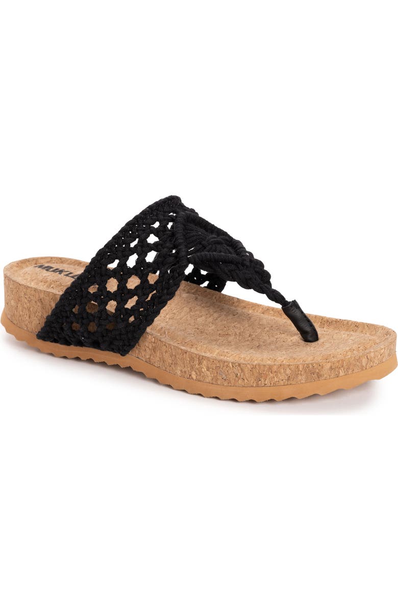 MUK LUKS Pippen Platform Slide Sandal, Main, color,