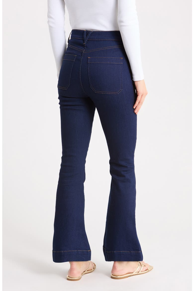 Carson High Waist Ankle Flare Jeans, Alternate, color, INDIGO RINSE