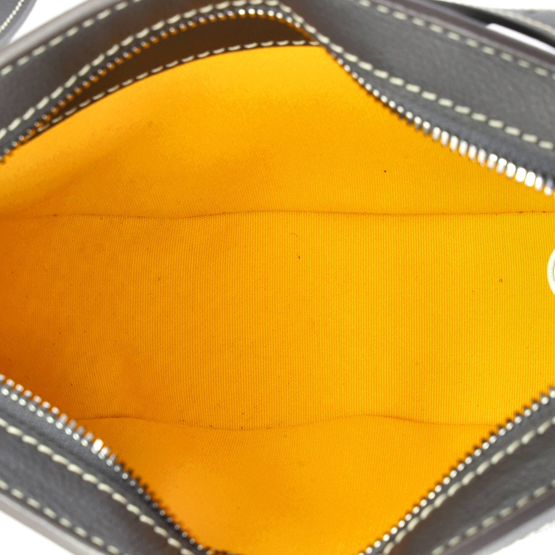 Pre-Owned Goyard Hirondelle Shoulder Bag Coated Canvas and Leather, Alternate, color, Gray