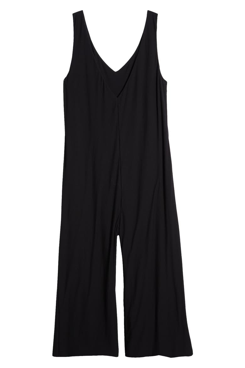 Cool Sleep Romper, Alternate, color, IMMERSED BLACK