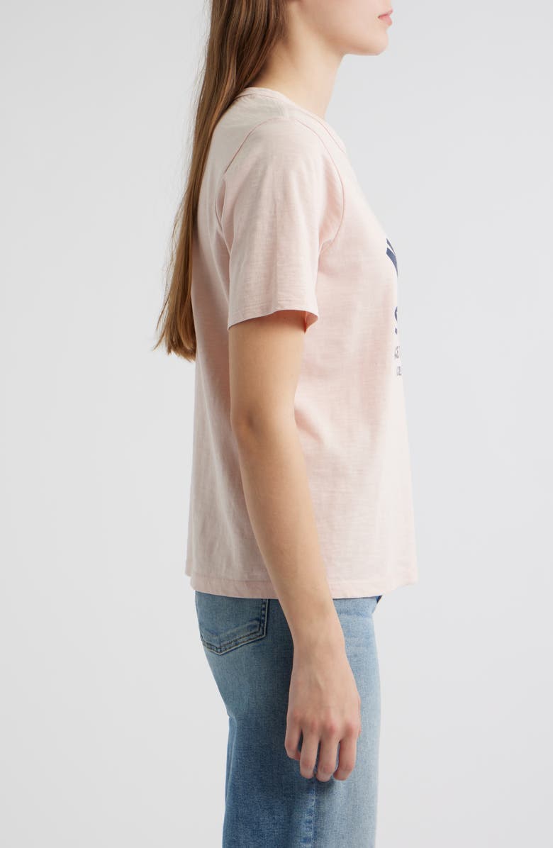 Faherty Nolita Sunwashed Cotton Graphic T-Shirt, Alternate, color, Peach Whip