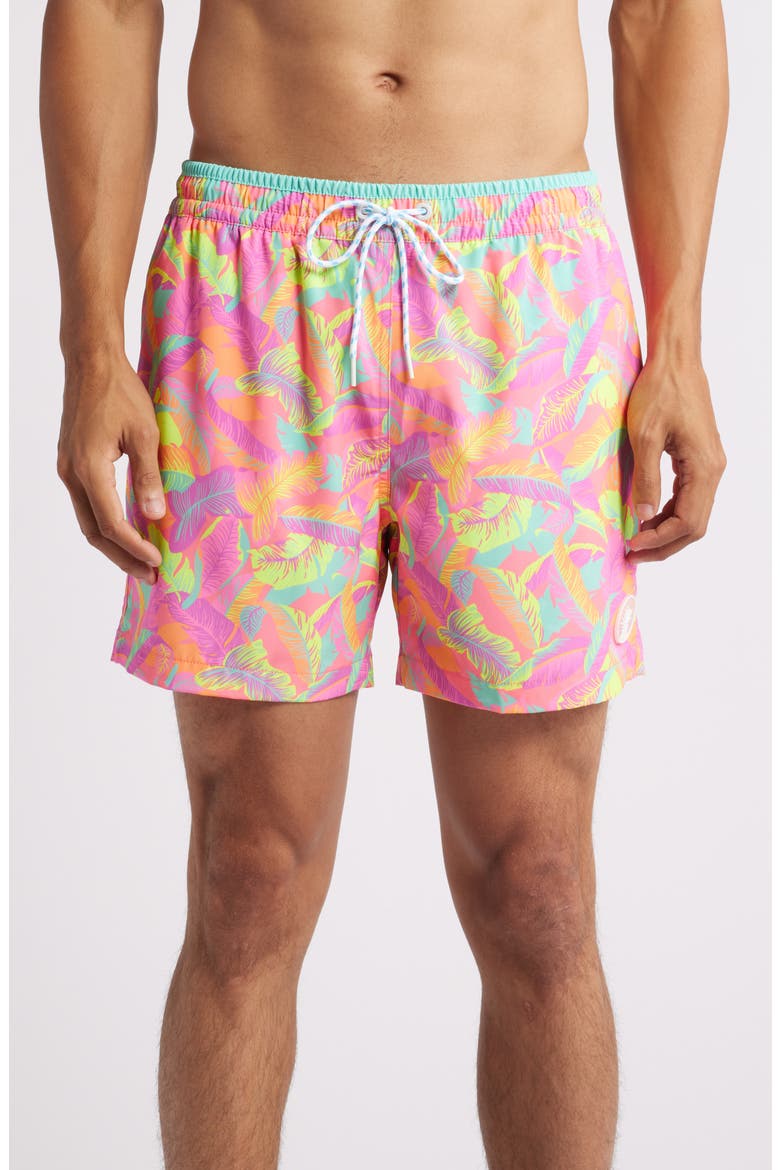 The Palm Springs 5.5-Inch Swim Trunks, Main, color, BRIGHT PINK