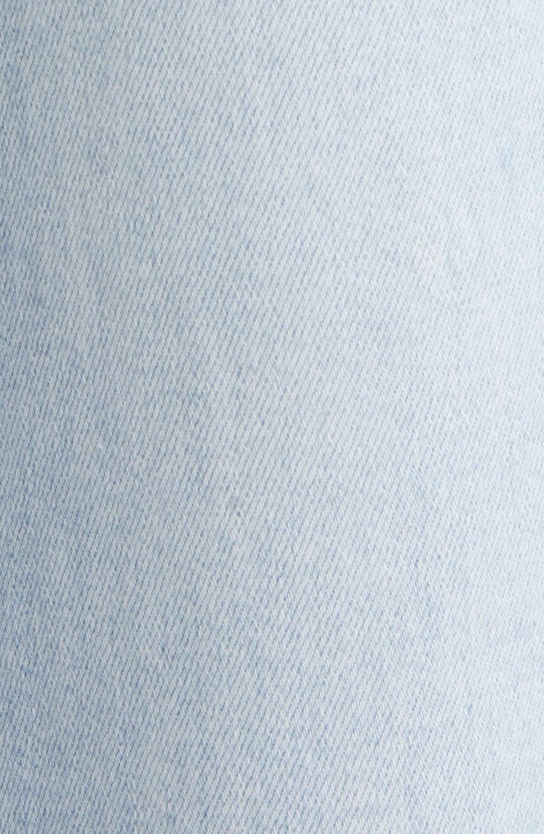 HIDDEN JEANS Belted High Waist Raw Hem Straight Leg Jeans, Alternate, color, 