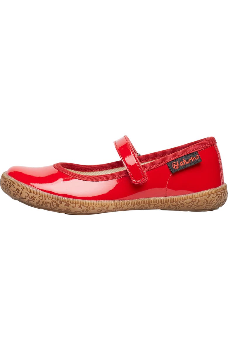Naturino Pavia Mary Jane Flat, Alternate, color, Red
