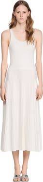 SANDRO Rhinestone knit maxi dress