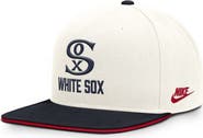 Nike Men's Nike Cream/Navy Chicago White Sox Cooperstown Pro Dri-FIT Snapback Hat