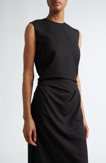 TOTEME Tie Waist Fluid Drape Maxi Dress | Nordstrom