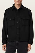 AllSaints Palermo Wool Blend Shirt Jacket