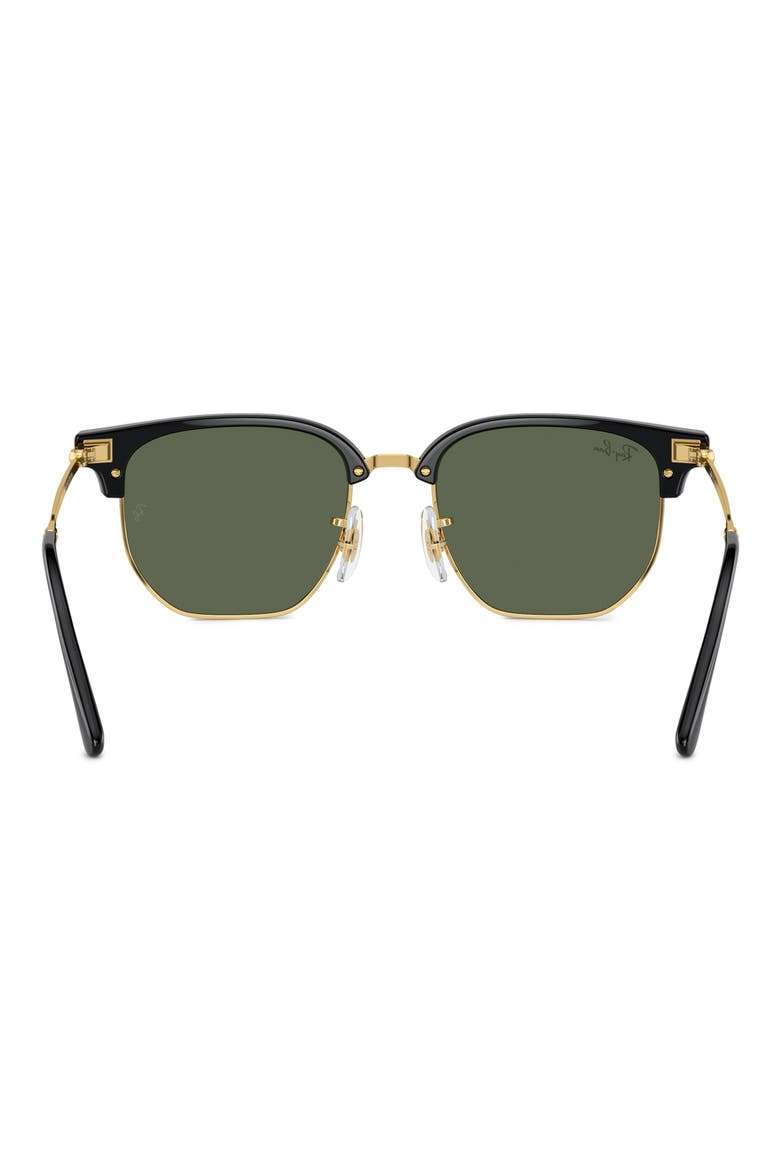 Kids' New Clubmaster Junior 47mm Irregular Sunglasses, Alternate, color, BLACK