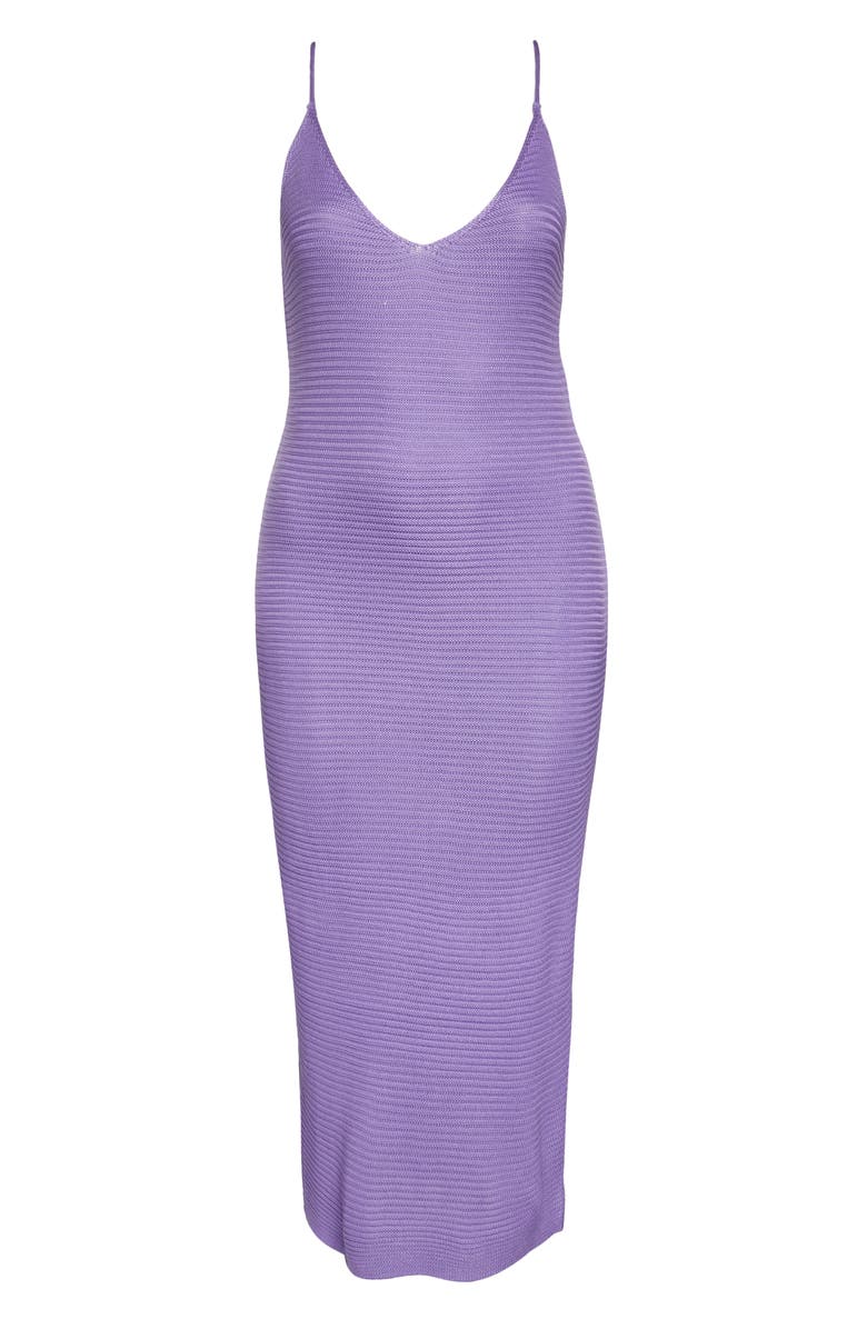 AFRM Jasper Crochet Knit Slipdress, Alternate, color,