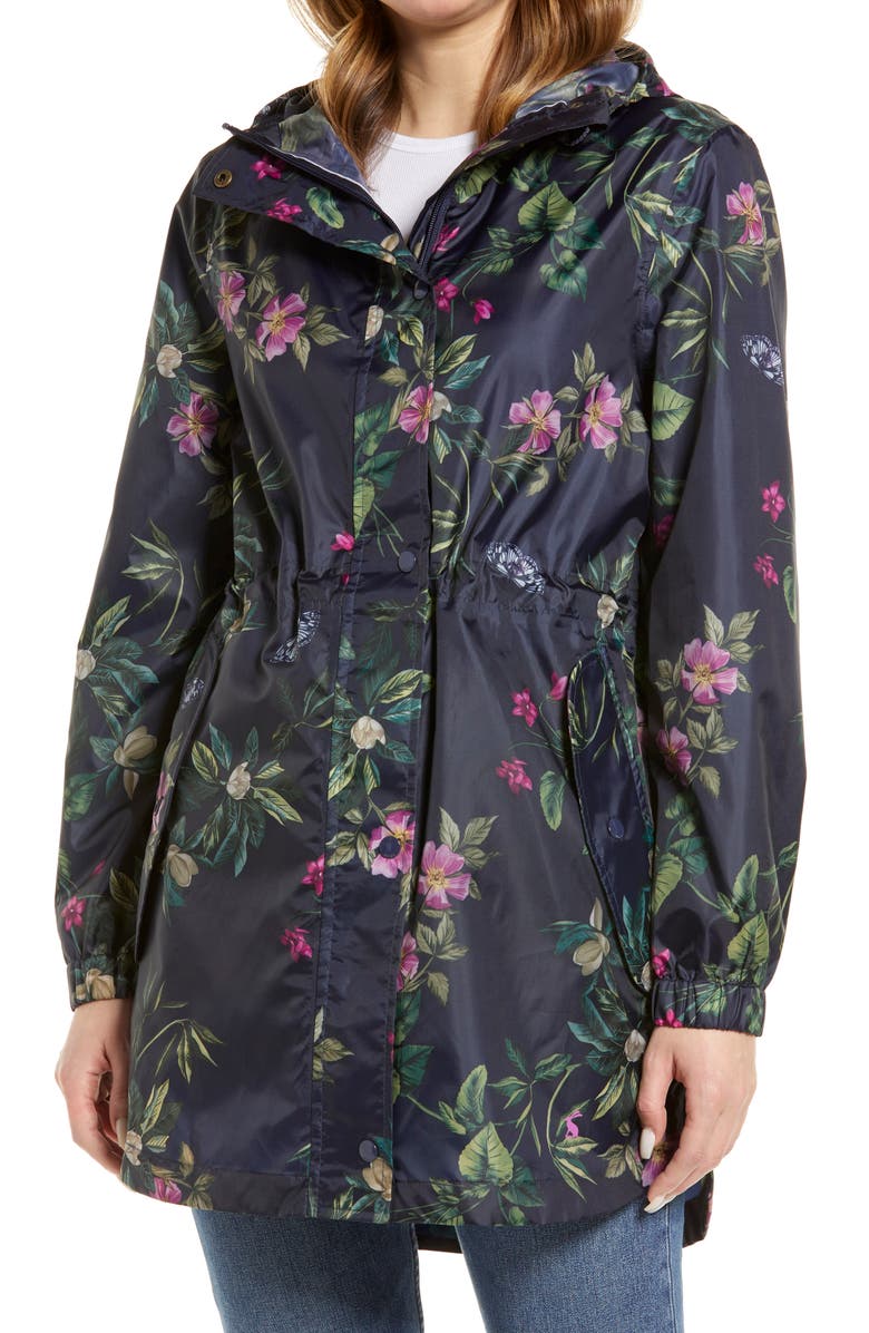 Joules Golightly Waterproof Packable Raincoat, Alternate, color,