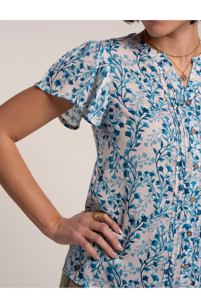 Brakeburn Bianca Blouse, Alternate, color, Cream
