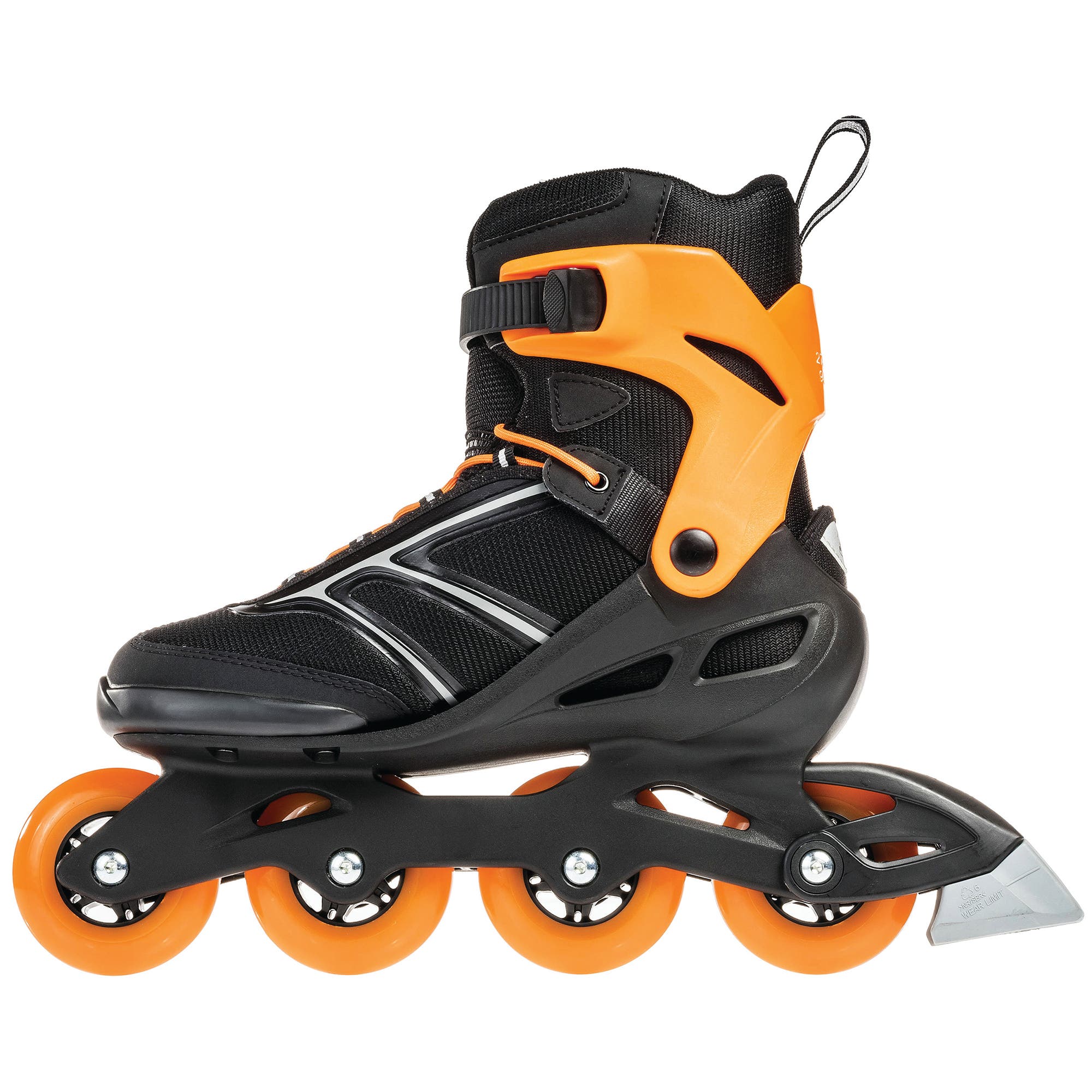Rollerblade Zetrablade RTL Unisex Inline Skates, Alternate, color, Black/Orange