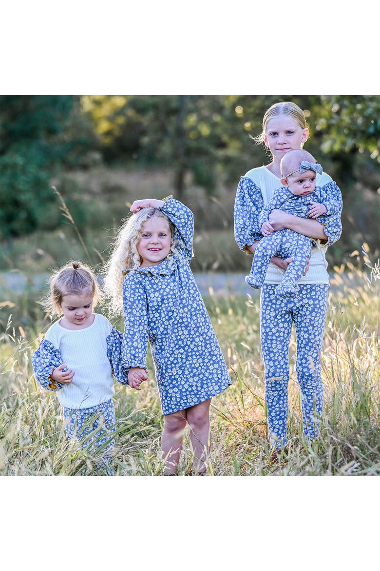 Pucker Cora Dress- Infant, Alternate, color, Heather Grey
