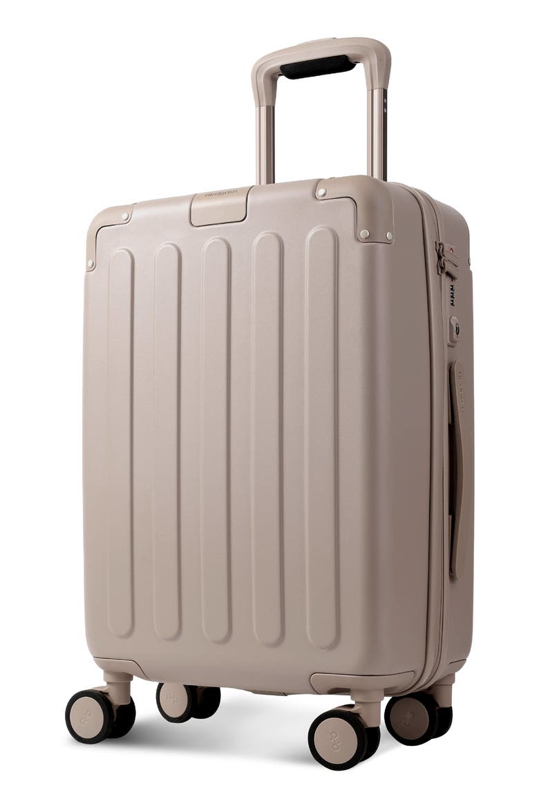 Nostos Matte Spinner Carry-On, Alternate, color, SAHARA