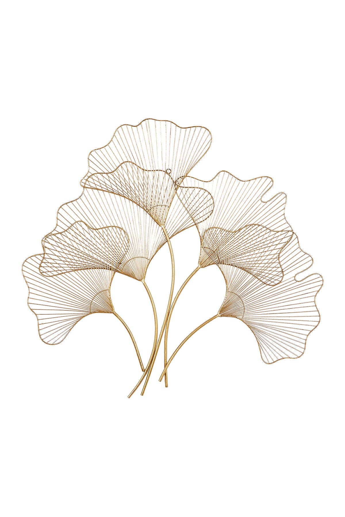 COSMO BY COSMOPOLITAN Floral Gold Metal Leaf Wall Decor - 36" x 33"
