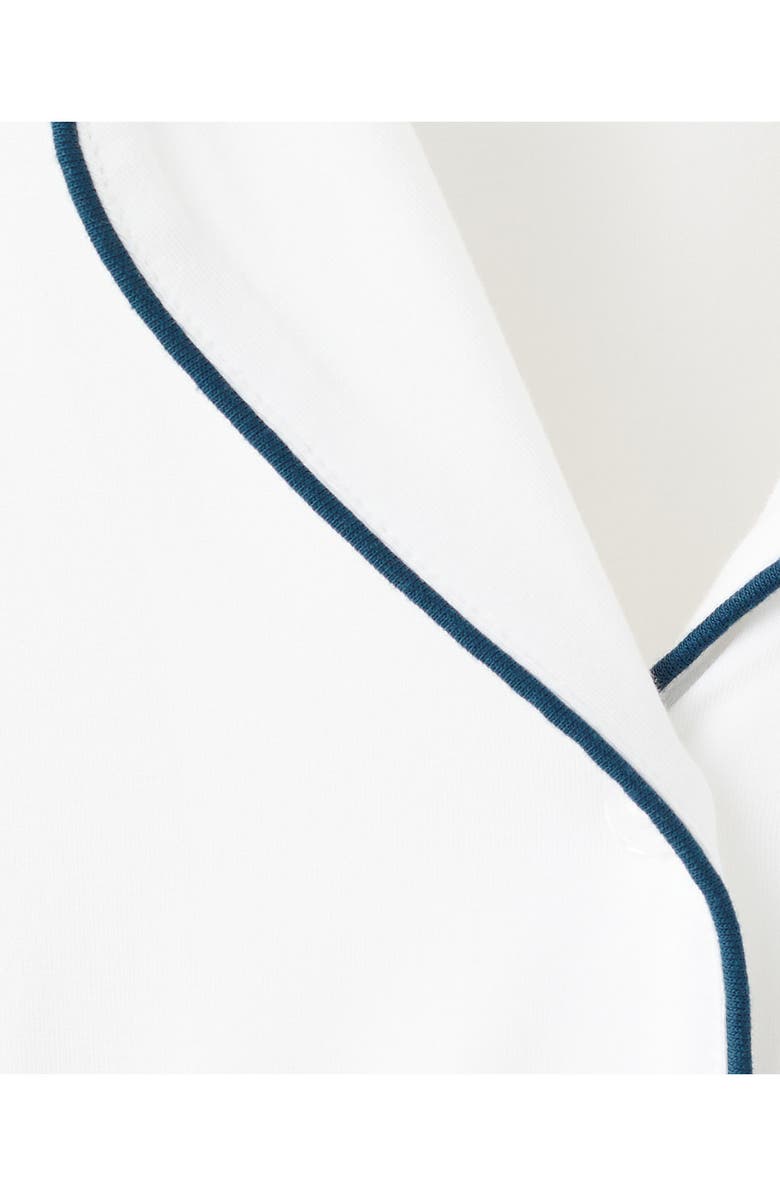 MANGO Piped Pajamas, Alternate, color, White