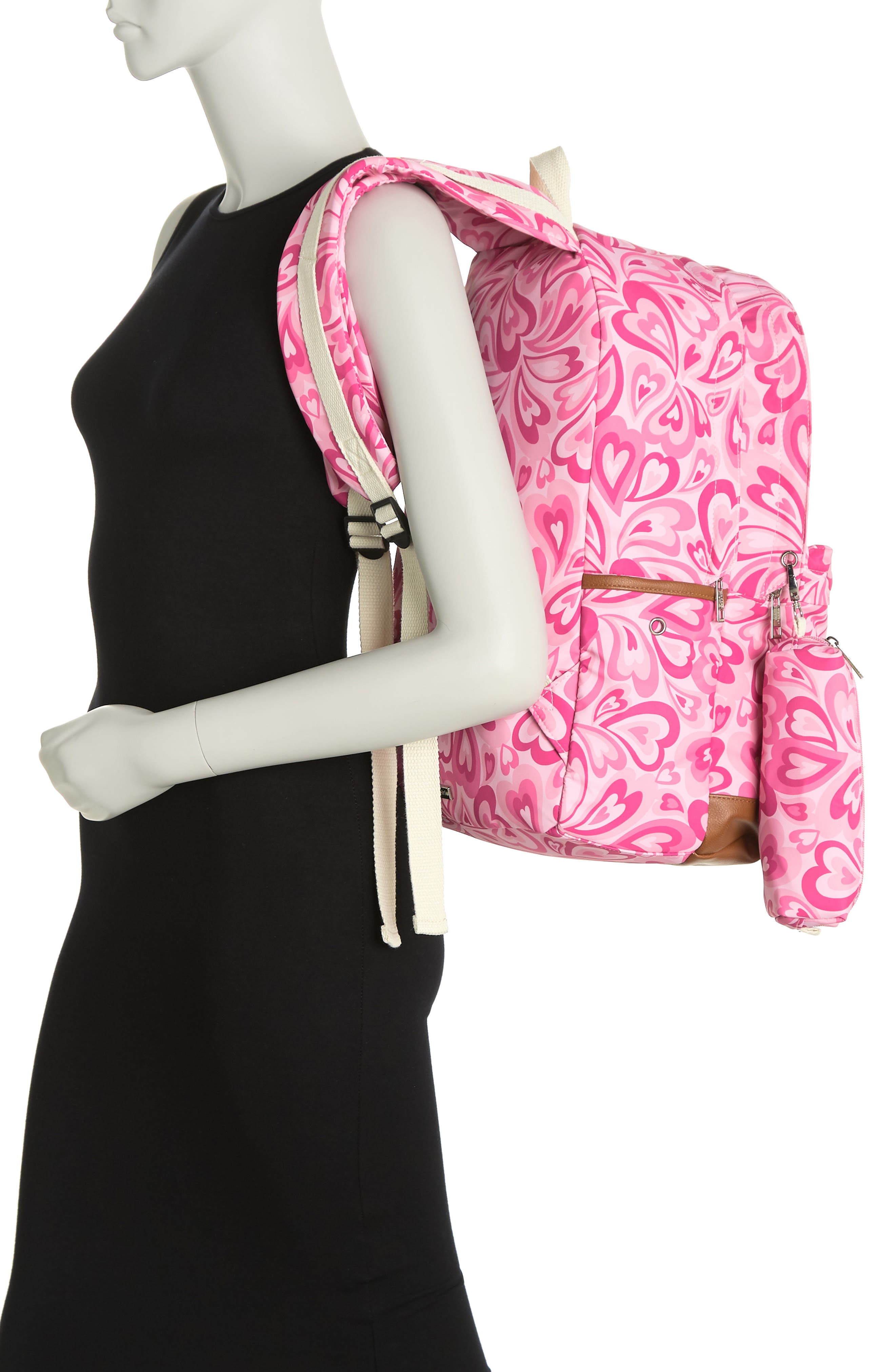 Madden Girl Soft Nylon Backpack, Alternate, color, 