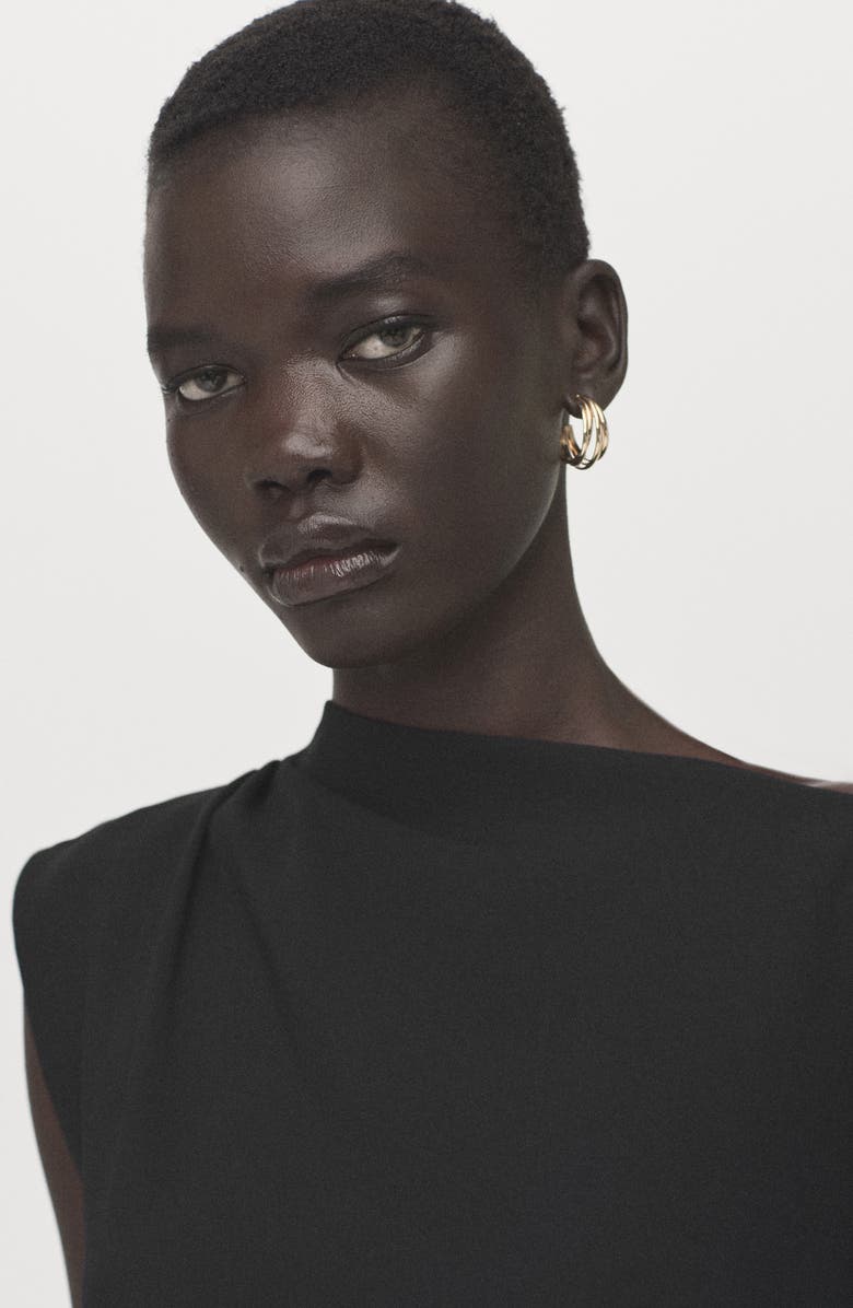 MANGO Asymmetric Minidress, Alternate, color,