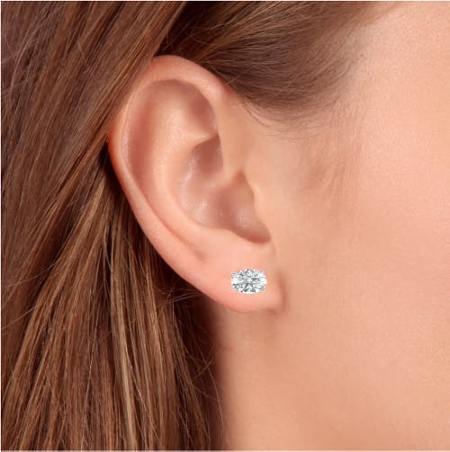 Bliss Diamond 1 1/2 Ct Diamond Screw Back Studs 14k Gold Lab Grown Eco Friendly In Metallic