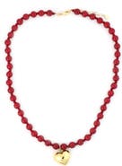 Panacea Heart Pendant Beaded Necklace
