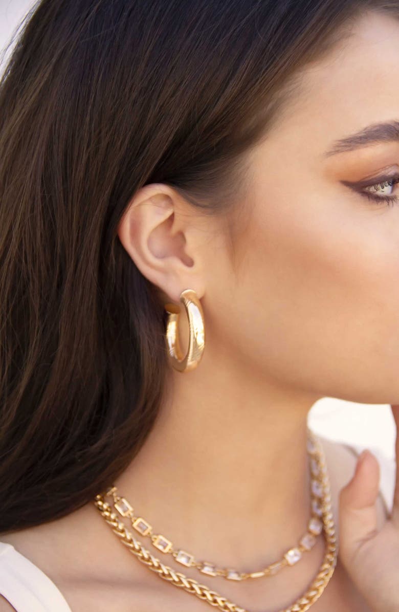 Ettika Hoop Earrings, Alternate, color,