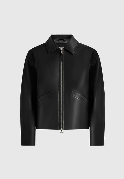 Yves Minimal Leather Jacket