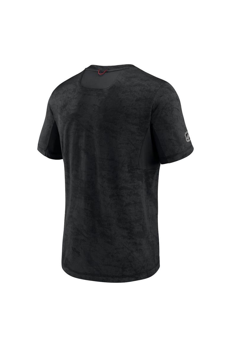 Men's Fanatics Branded Black Arizona Coyotes Authentic Pro Rink Premium Camo T-Shirt, Alternate, color, Black