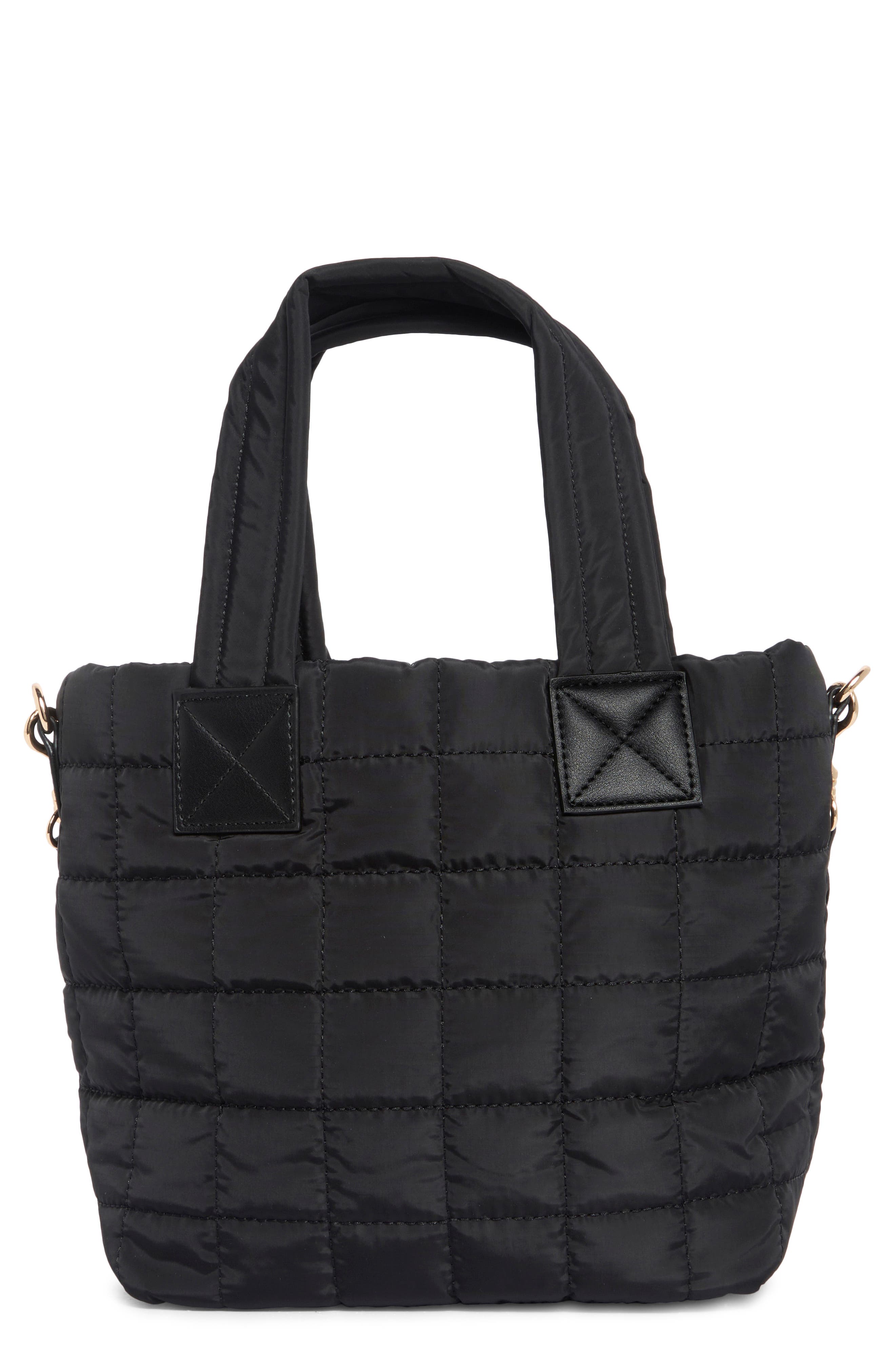 URBAN EXPRESSIONS HANDBAGS Quilted Nylon Tote Bag