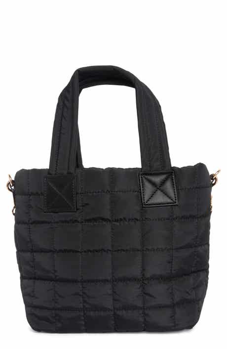 URBAN EXPRESSIONS HANDBAGS Quilted Nylon Tote Bag